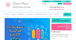 Desktop Screenshot of omasplace.com